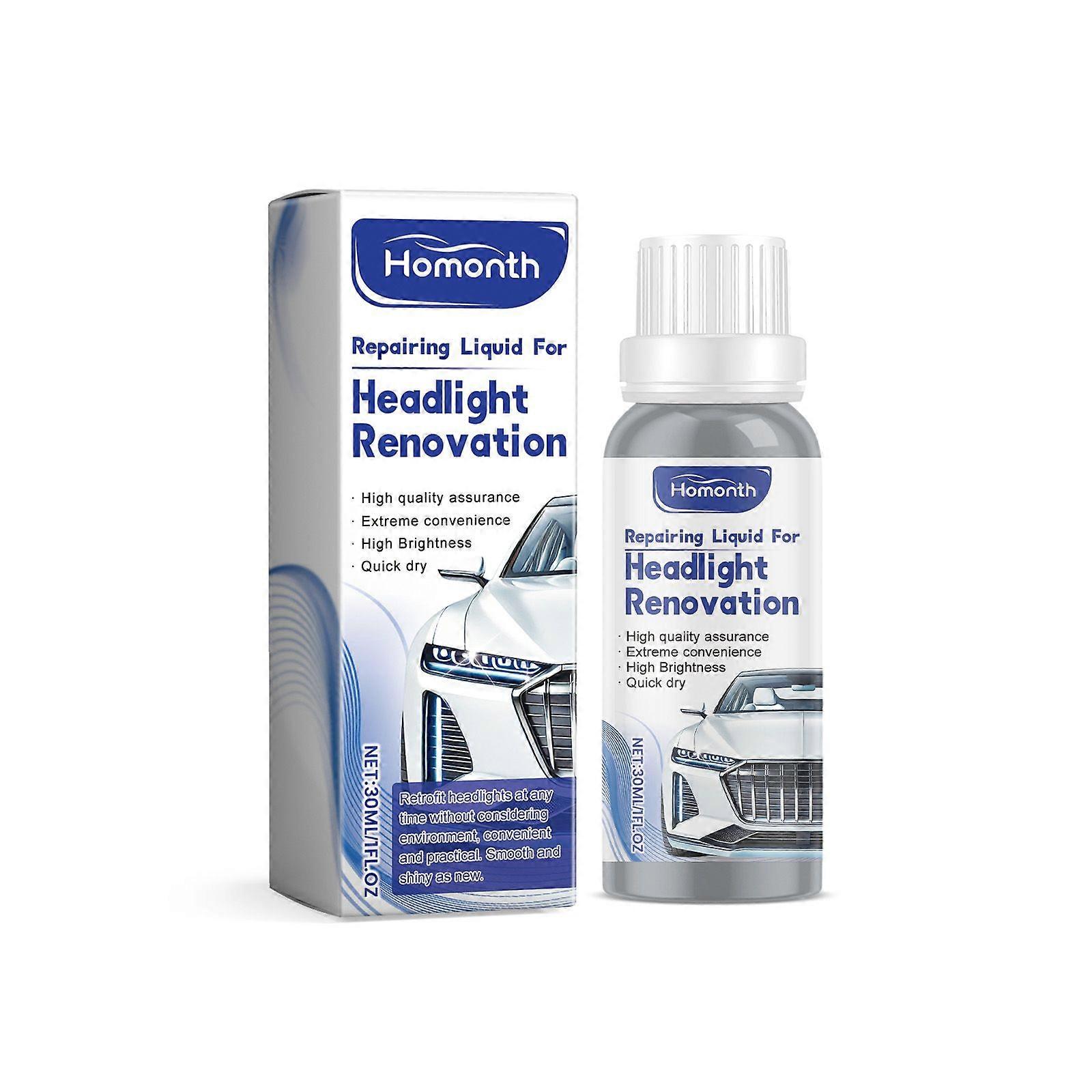 Car Headlight Repair Fluid Contains Sodium Bicarbonate