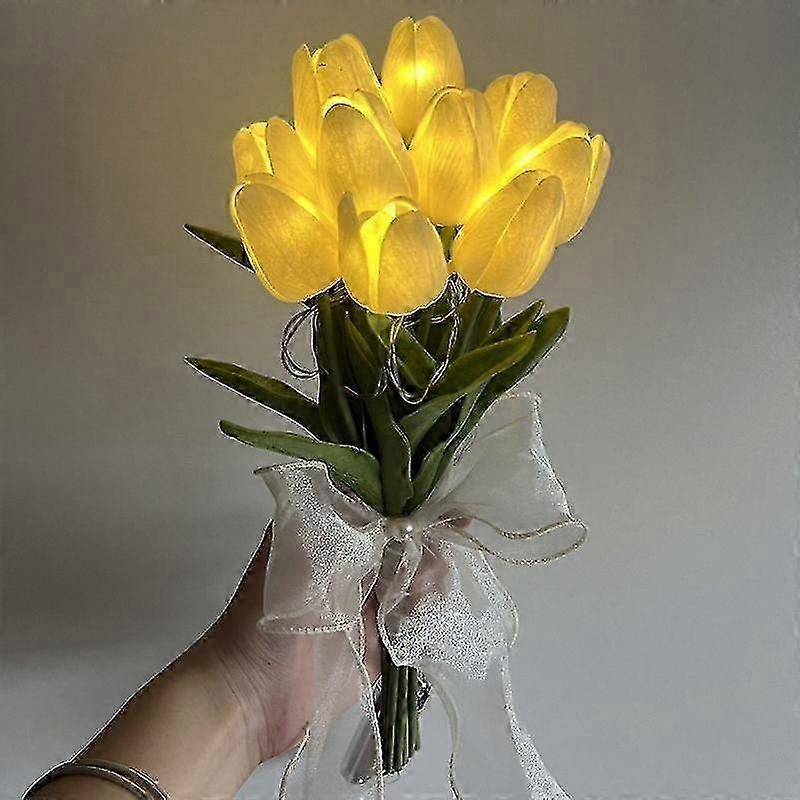 Tulips Artificial Flowers With Led Light-mxbc
