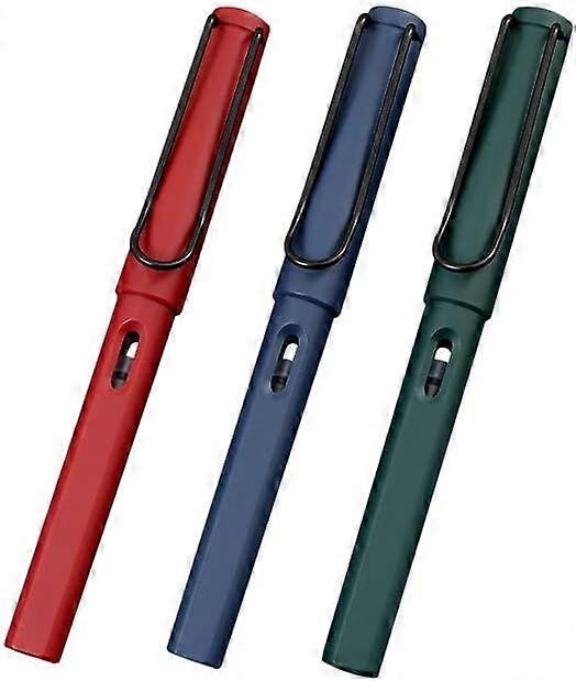 0.5mm,green) Fountain Pen Plastic Frosted Fine Nib Fountain Pen Office School Stationery Supplies For Sketch, Painting(0.5mm,green)