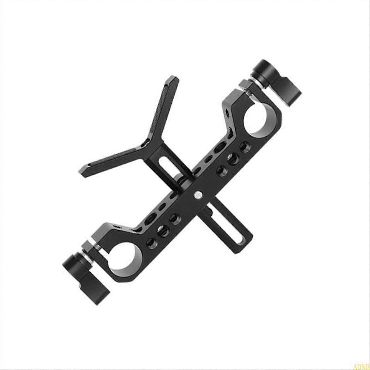 Camera Shoulder Mount Double Hand Grip Adjustable Lens Support for DSLR Camera Camcorder Support Ac