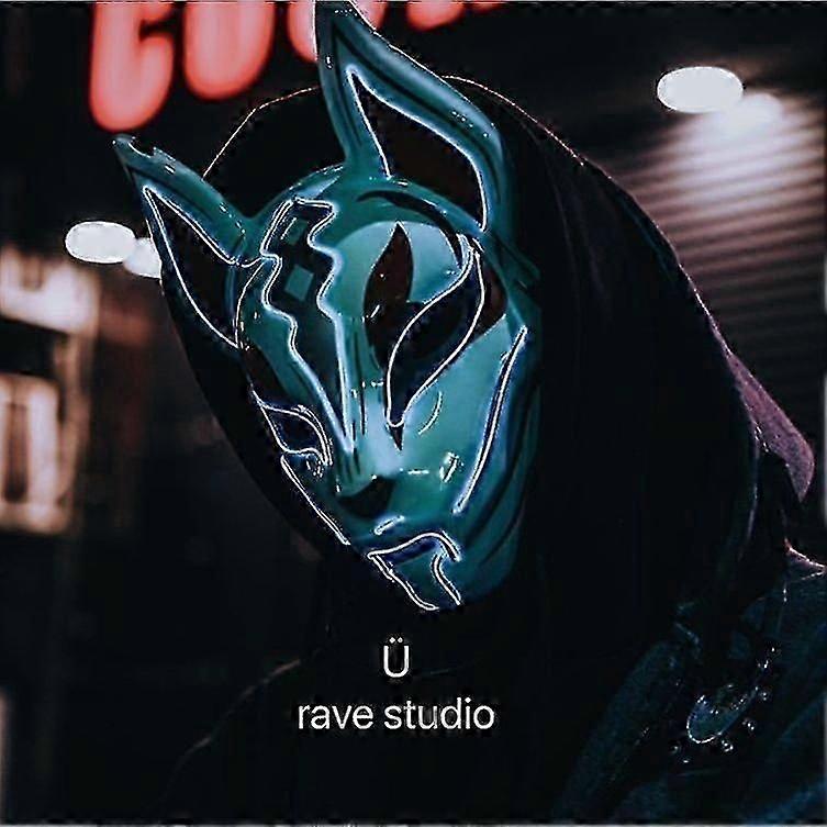 Letní halloweenská maska Driftled Light Up