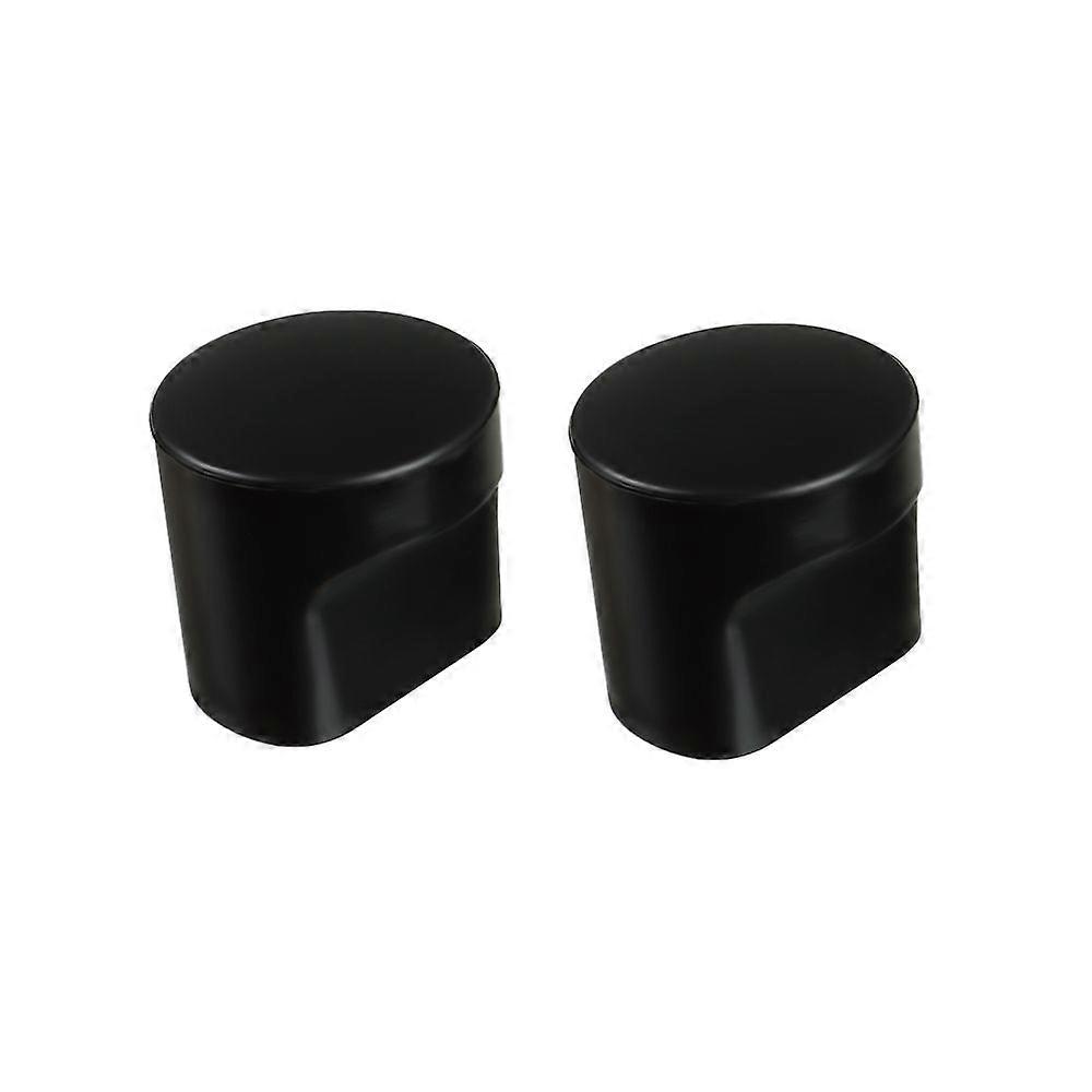2PCS Partition Door Bathroom Black Partition Handle Handle Knob Plastic