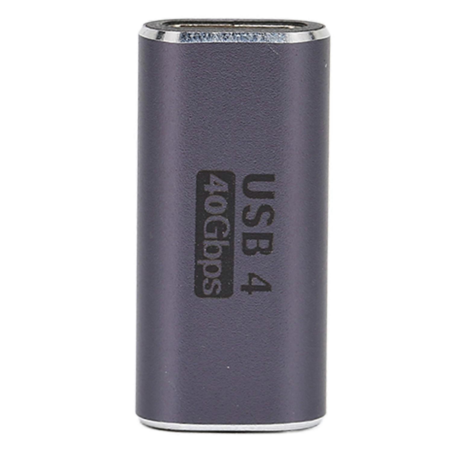 Type C Male to Female Elbow Adapter PD100W Fast Charging 8K At 120Hz 40Gbps Portable Right Angle Typ