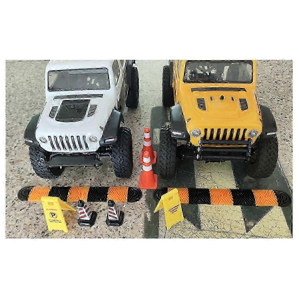 1:18 Scale Simulation Deceleration Belt and Speed Bump Scene Accessories for Car Models