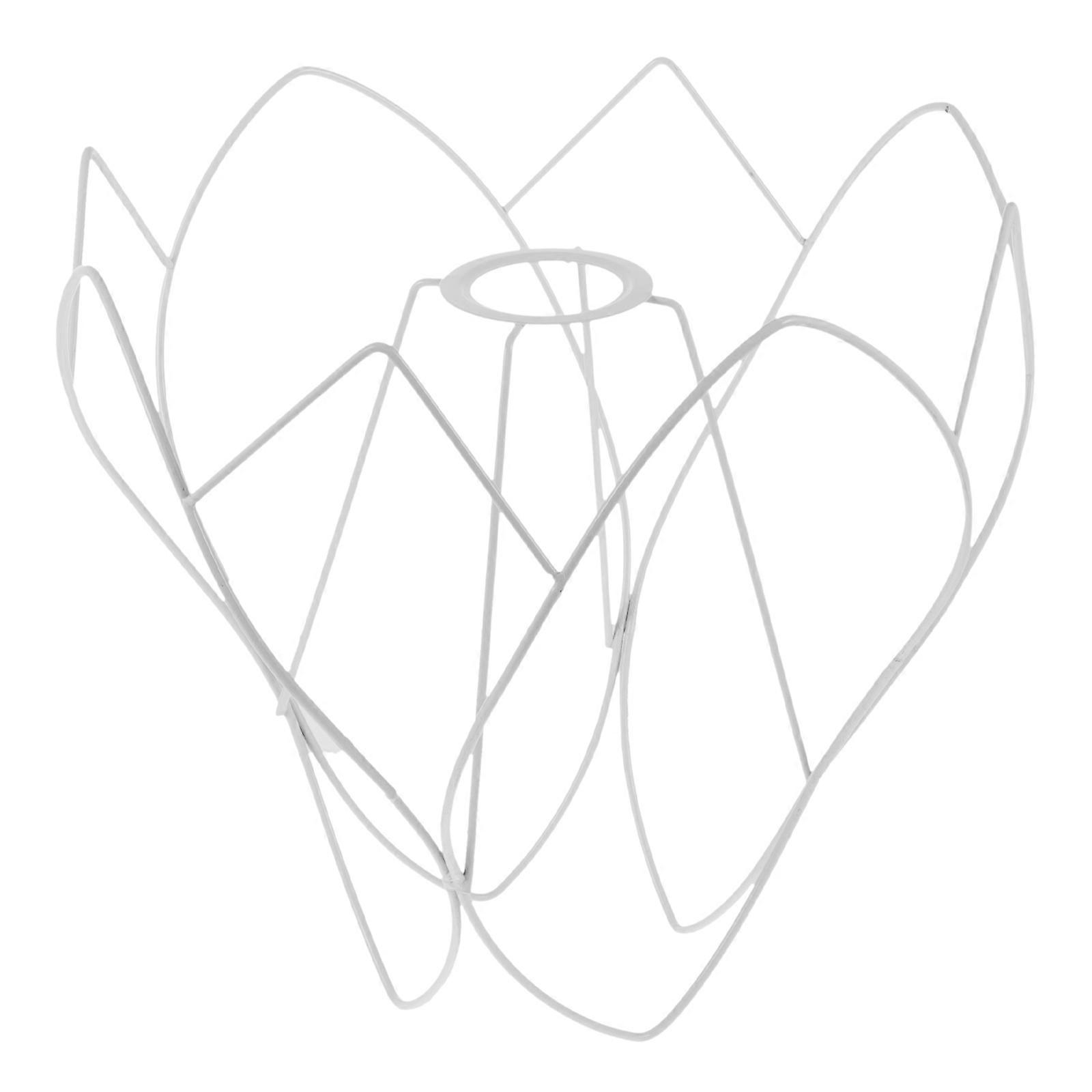 Light Shade Frames Iron Wire Lampshade Frame for Lampshade DIY Chandelier Accessory