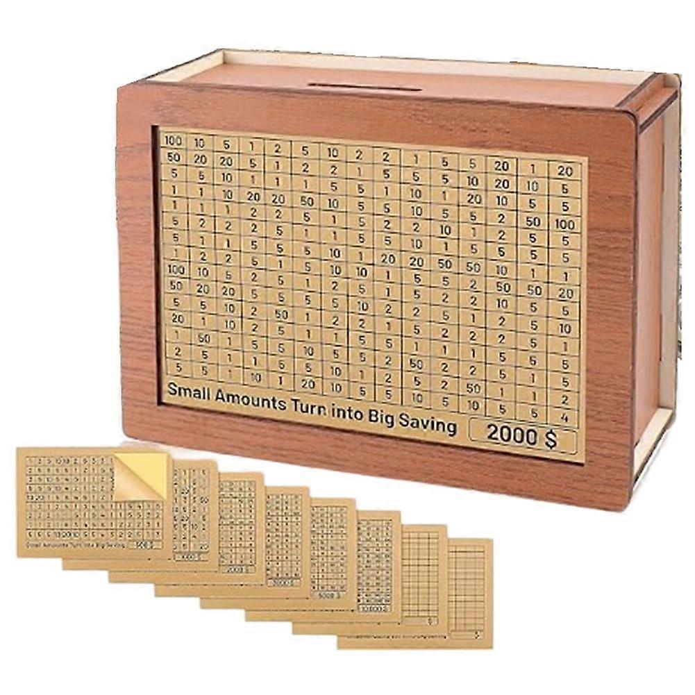 Reusable Small Financial Management Odorless Saving Box Budgeting Compact