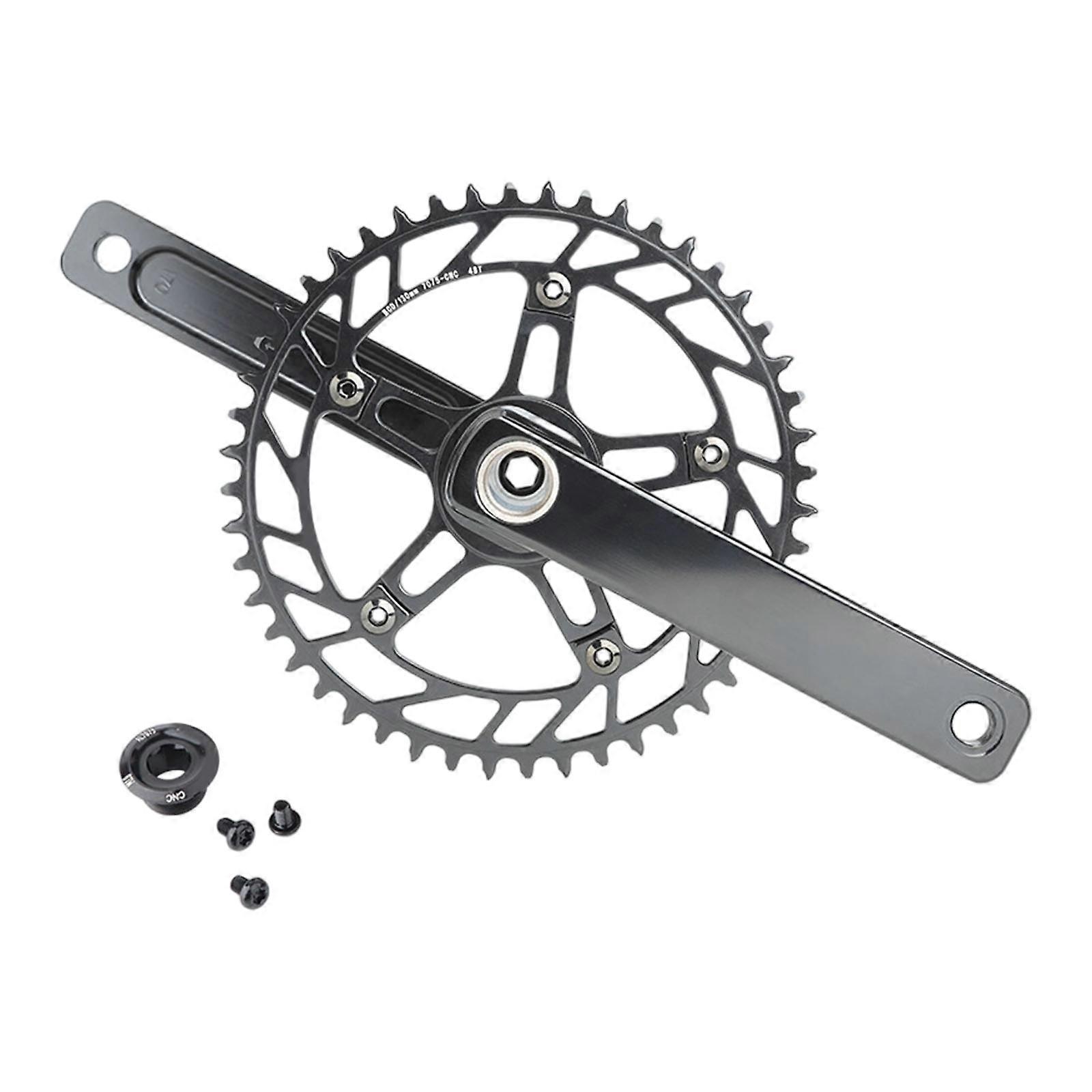 Quick Releases Bicycles Crankset for 9-12 Speed Chain Aluminum Multiple Speeds High Performances Road Bikes Crankset Multicolor