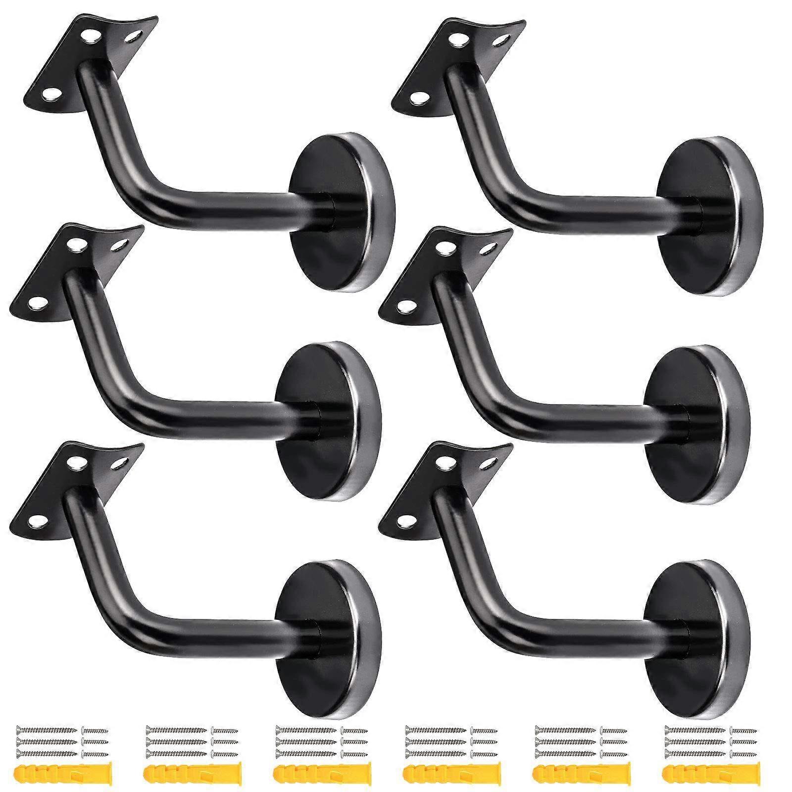 Ergonomic Staircases Railing Support Brackets Strong Stair Flat Bottom Handrails Brackets Bannister Wall Support Multicolor