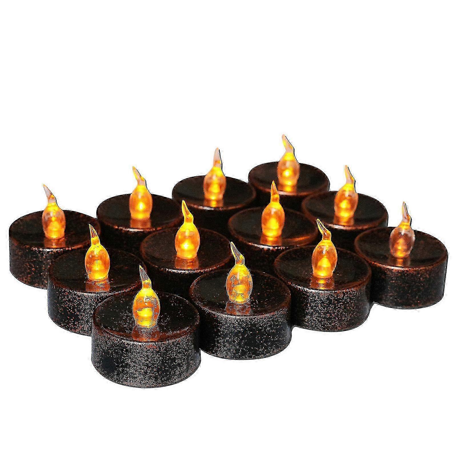 Dimmable LED Candles 12pcs Romantic Dinner Setting