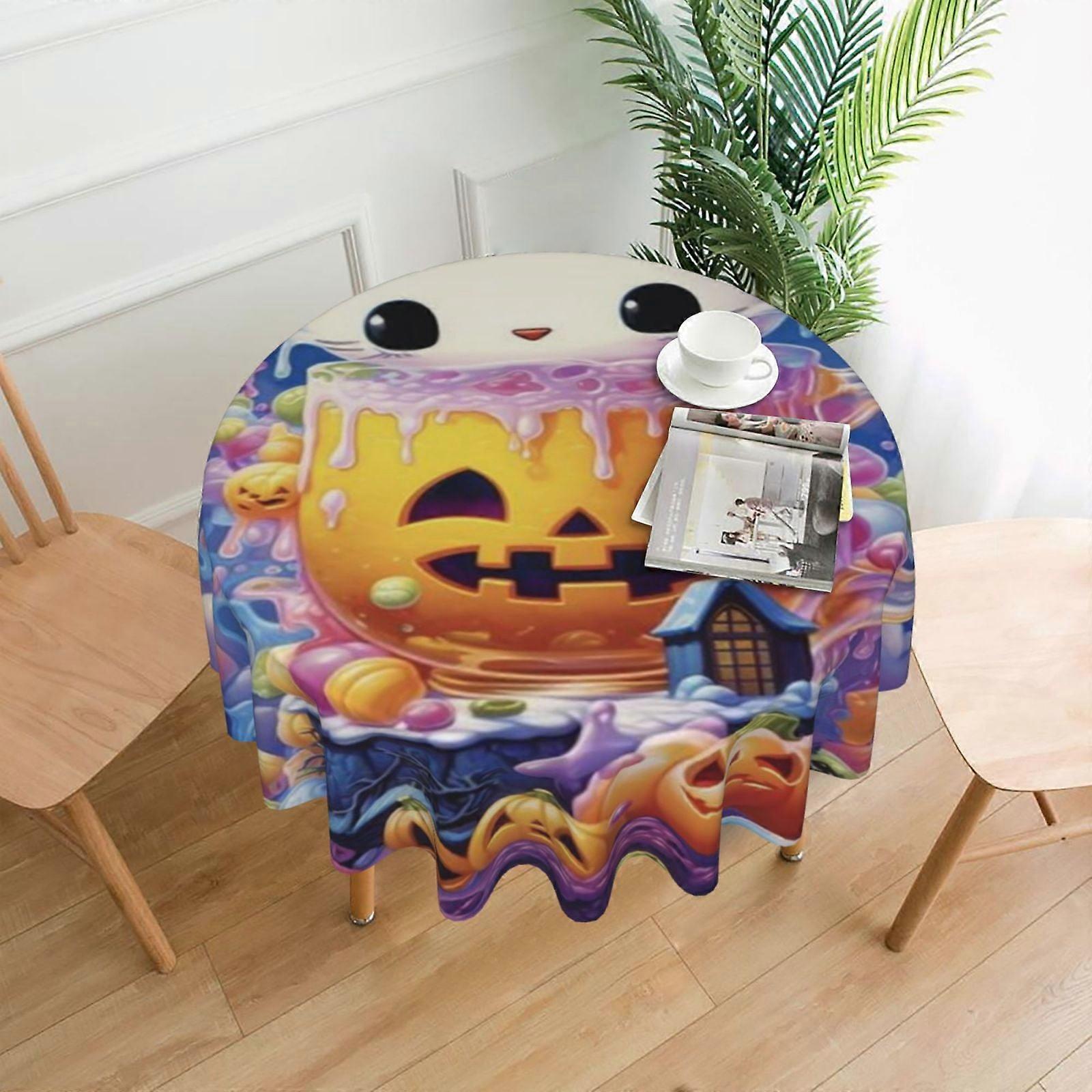 Hello Kitty Rectangular Tablecloth, Water Resistance Antiwrinkle Spillproof Soft Fabric, 60in, compatible with dining room, parties and holiday