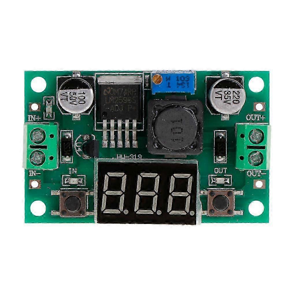 Led Voltmeter Step Down Converter Module + LM2596 DC-DC Voltage Regulator