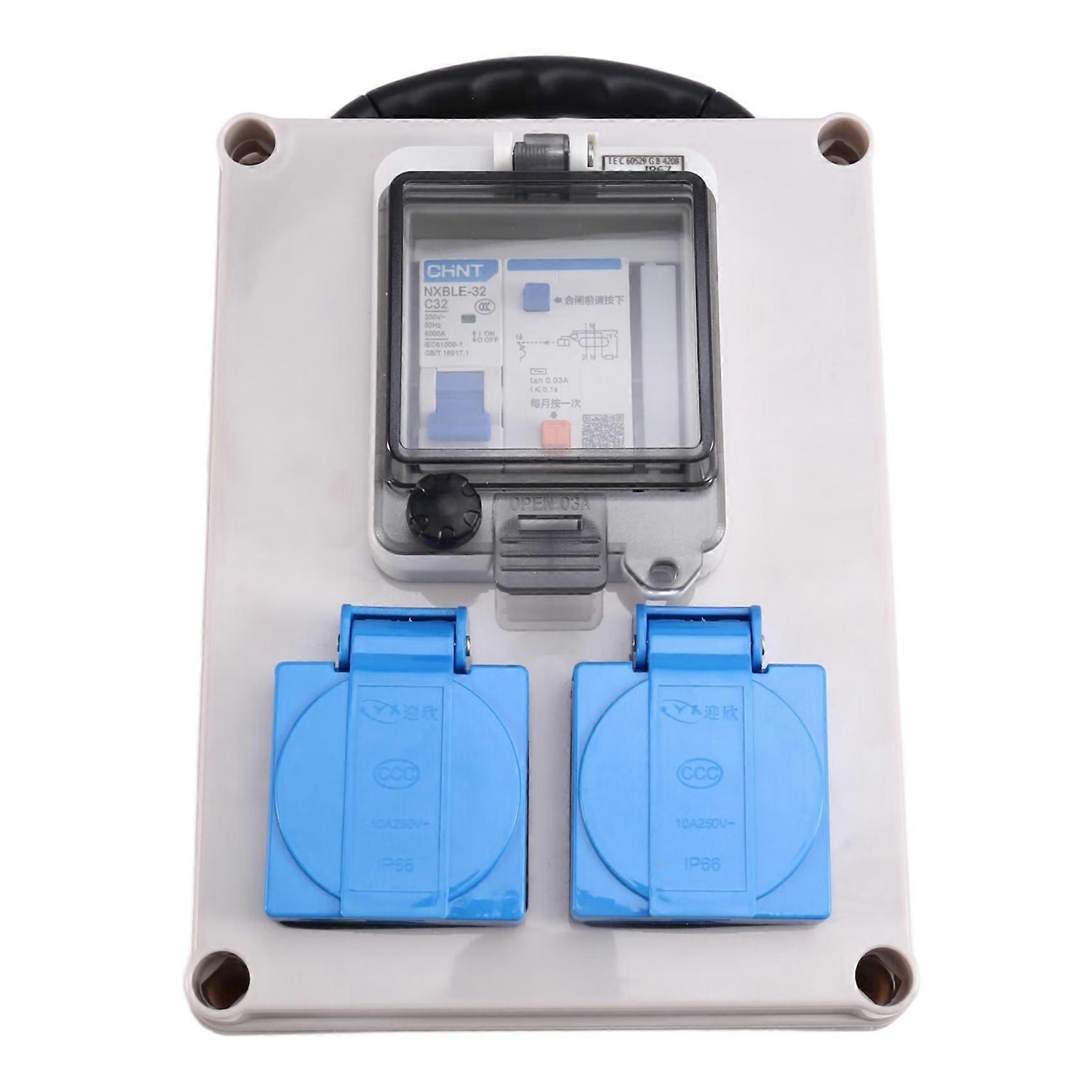 Outdoor Industrial Socket Box Work Site Distributor Portable Switch Socket Box Waterproof Box Mobile Power Box