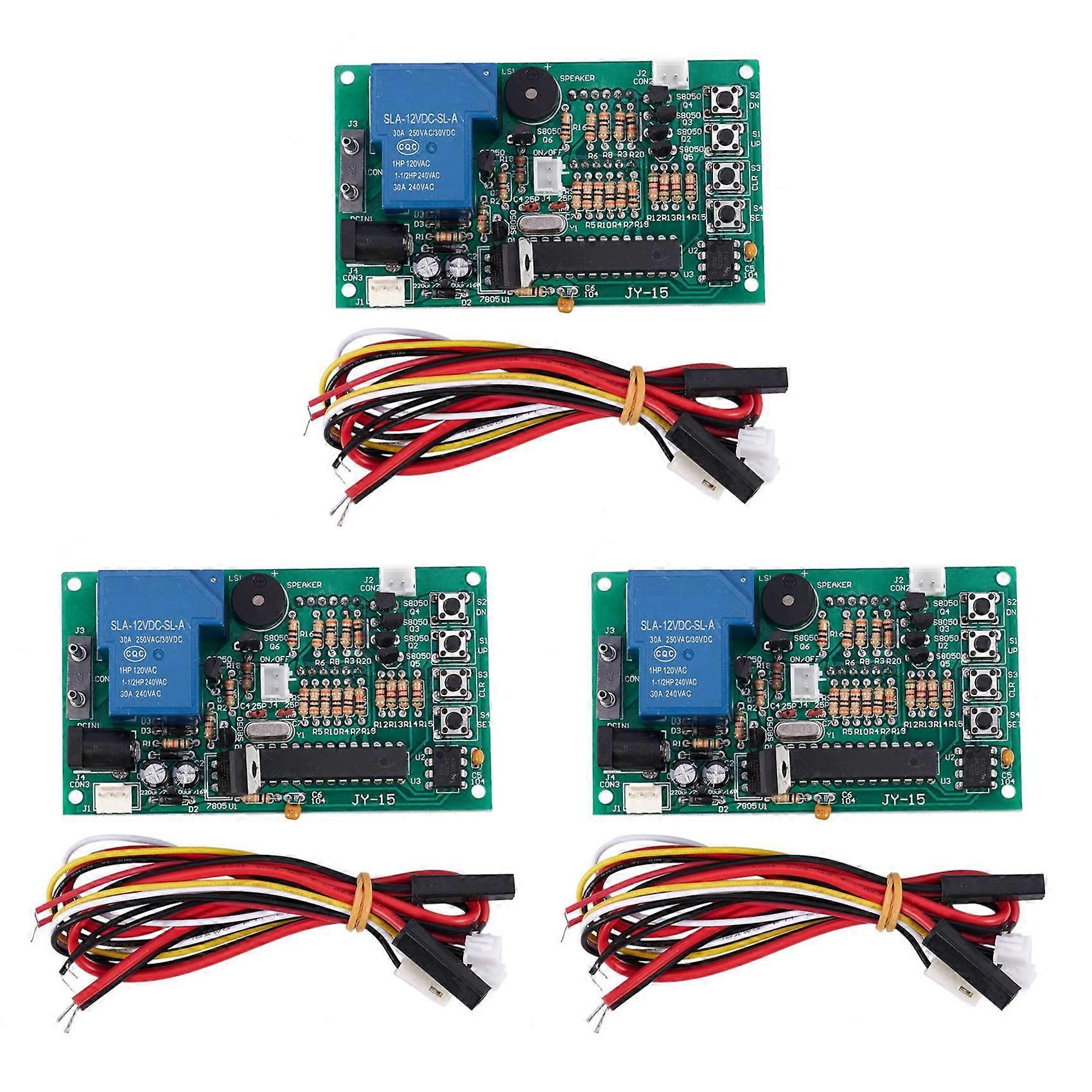 3X -15A Timer Board Timer Controller Power Supply for Coin Opearted Pump Washing Machines Massage Ch