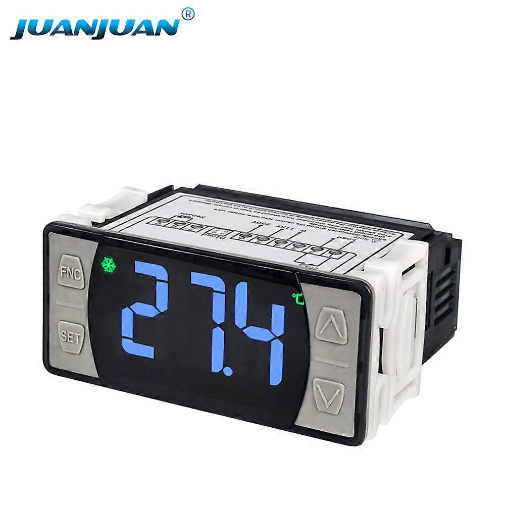 Digital Temperature Controller 30A Thermostat Thermoregulator Fridge Heating Cooling Defrosting Relay 115/230V