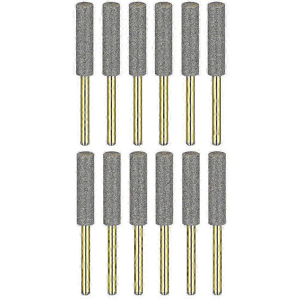 Diamond Chainsaw Sharpener 5.5mm/7/32" 1/8" Shank 12-Pack