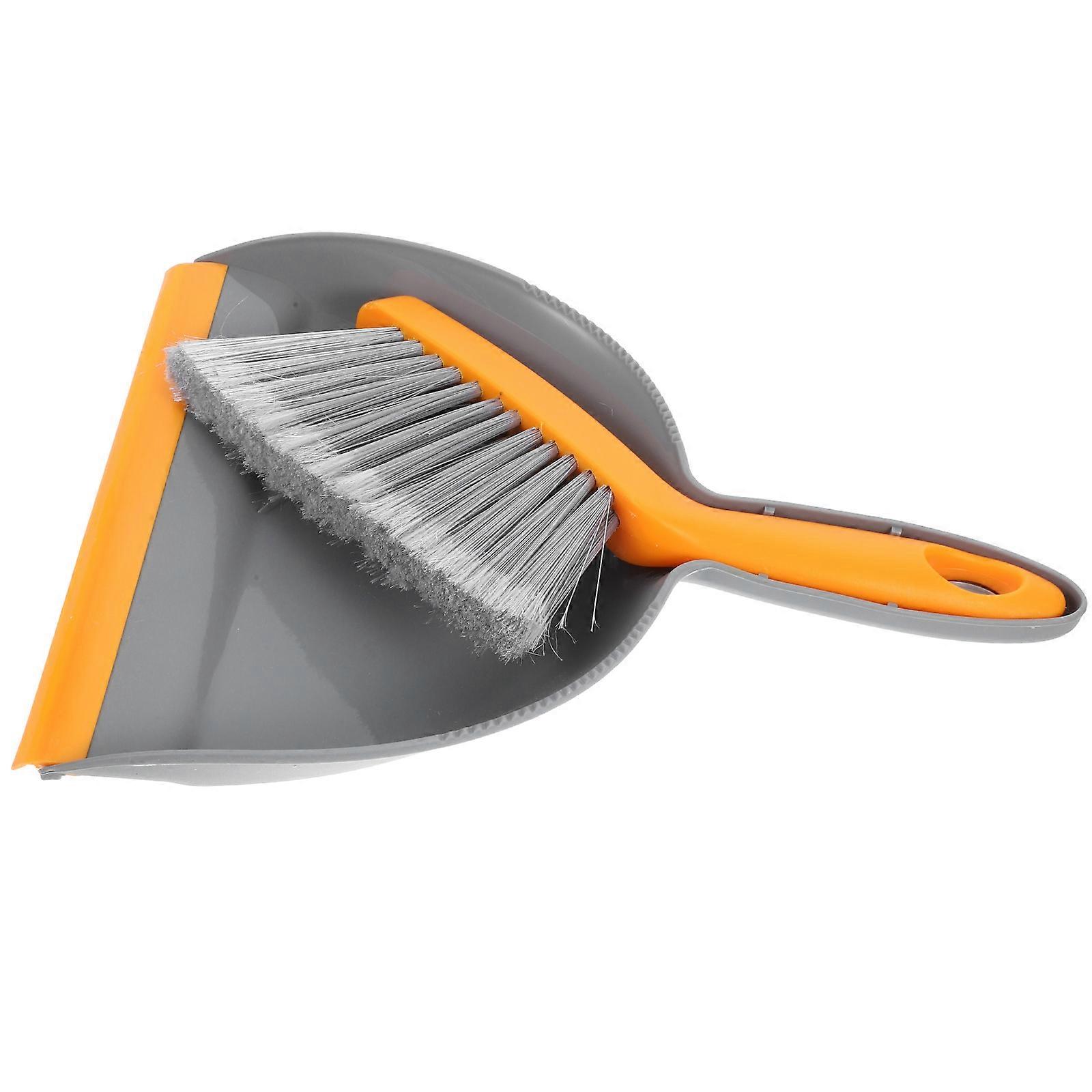 Multi Color Small Broom Set with Dustpan for Home Use Mini Duster Plastic Cleaner Practical and