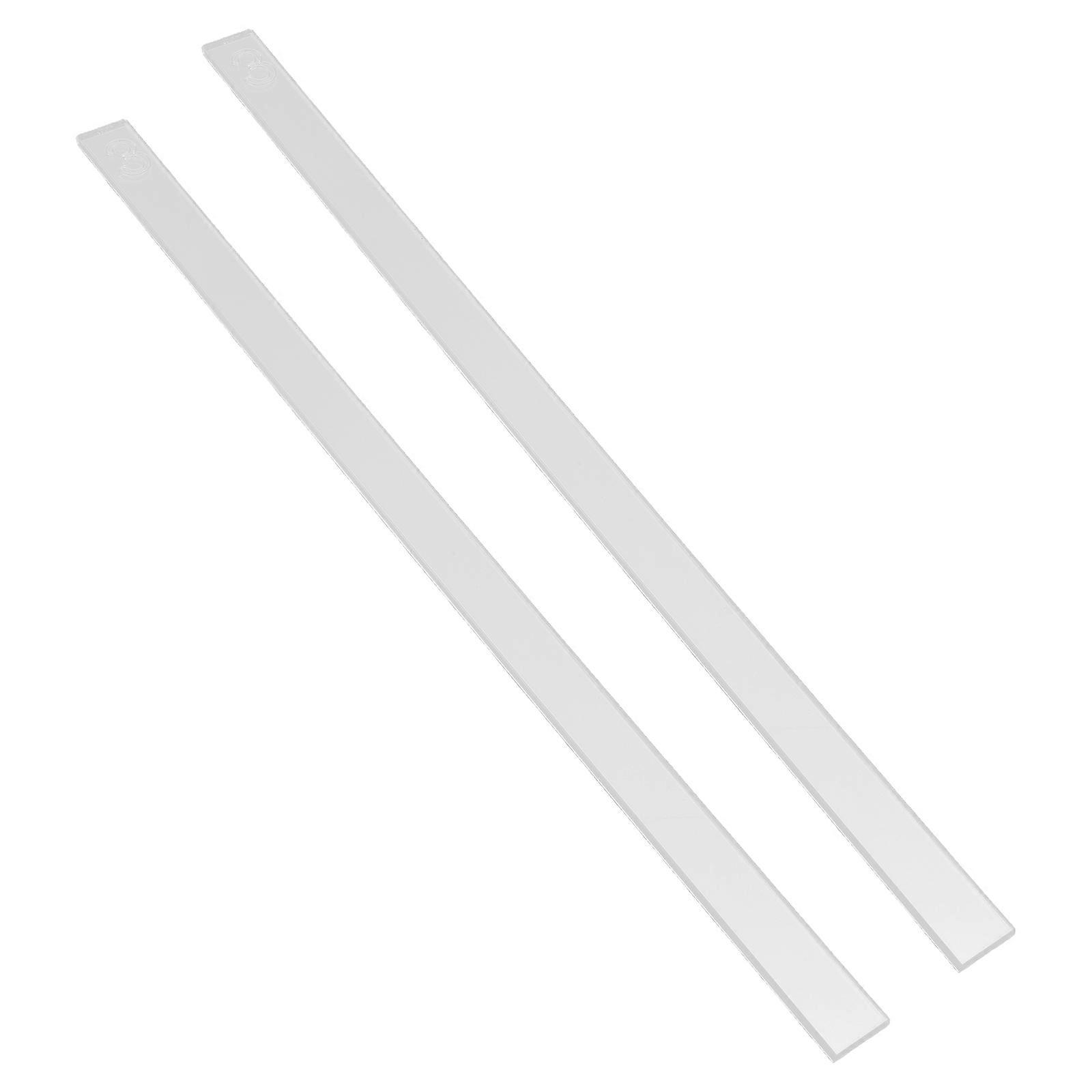 Cookie Thickness Ruler Acrylic for Baking 2Pcs Precise Measurement Tool