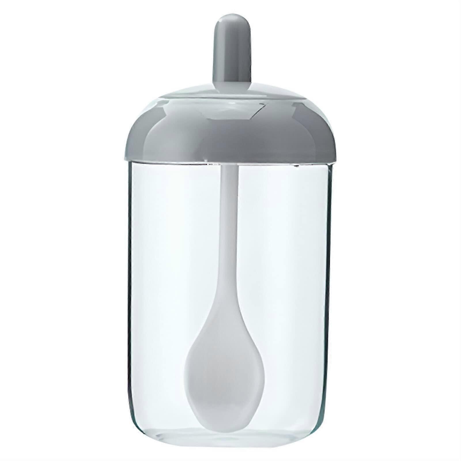 Sugar Bowl with Lid and Spoon, Spice Jar Kitchen Container, FreshnessSealing Design