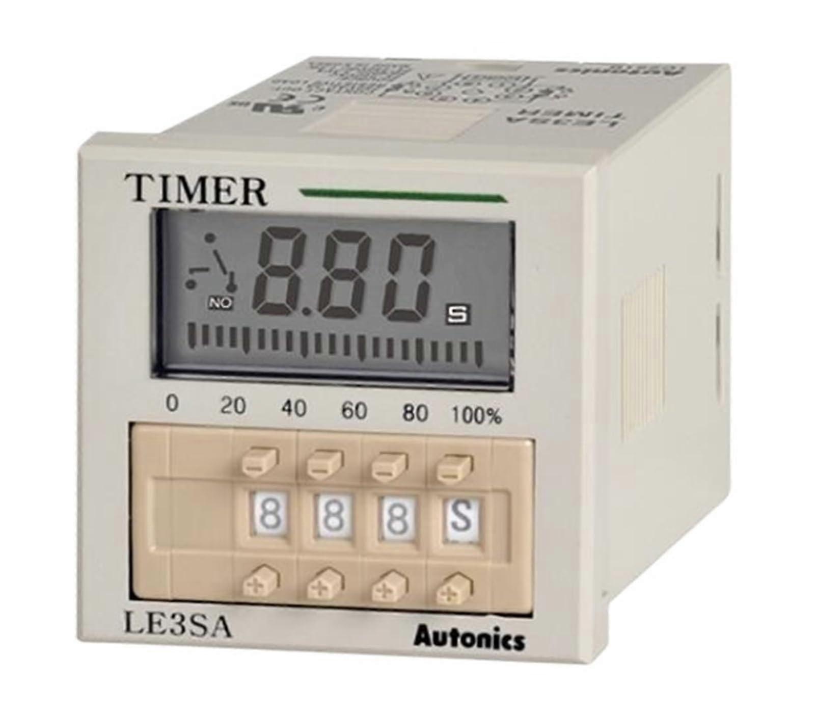 Digital Timer 3 Digit 7 Segment Multi Voltage 24240V AC DC Accurate Countdown Control
