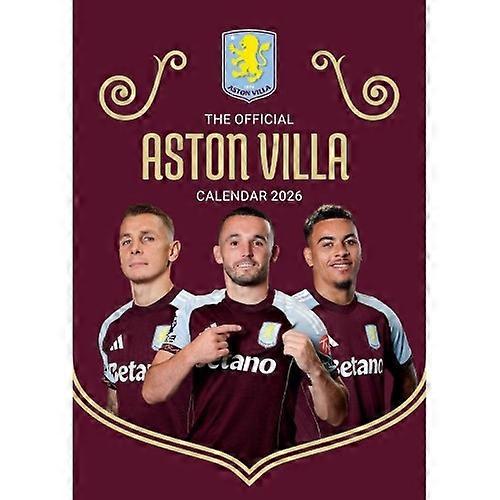 Aston Villa FC 2026 A3 Wall Calendar