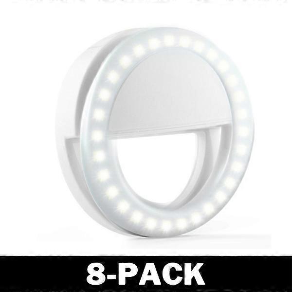 Universal Selfie Lamp / Ring with Different Light Modes 8-Pack