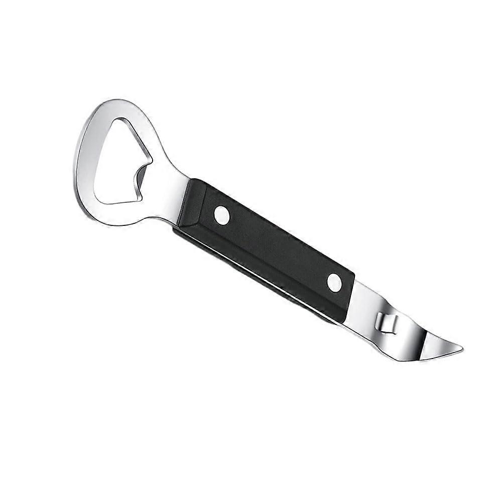 Manual Can Opener with Bottle Opener, 2 in 1 Design, Ergonomic AntiSlip Grip, RustResistant Metal