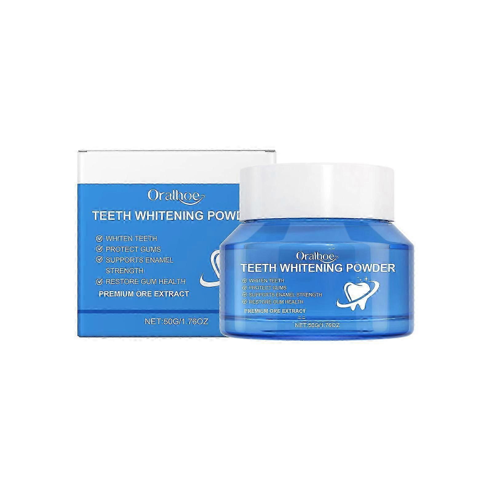 teeth whitening powder contains sodium bicarbonate and sorbitol