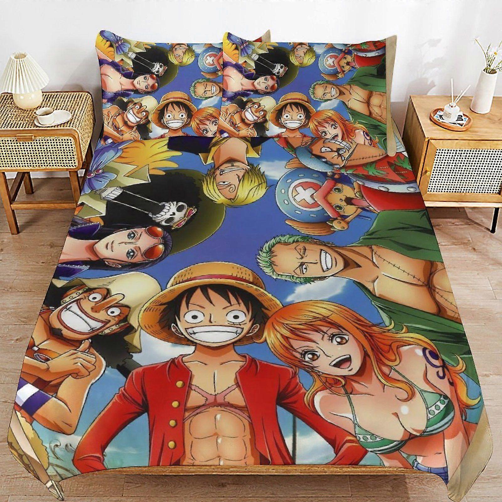 1963BY ONE PIECE Ensemble de housse de couette confortable en tissu doux avec fermeture éclair, idéal pour la chambre à coucher (SQ1963)
