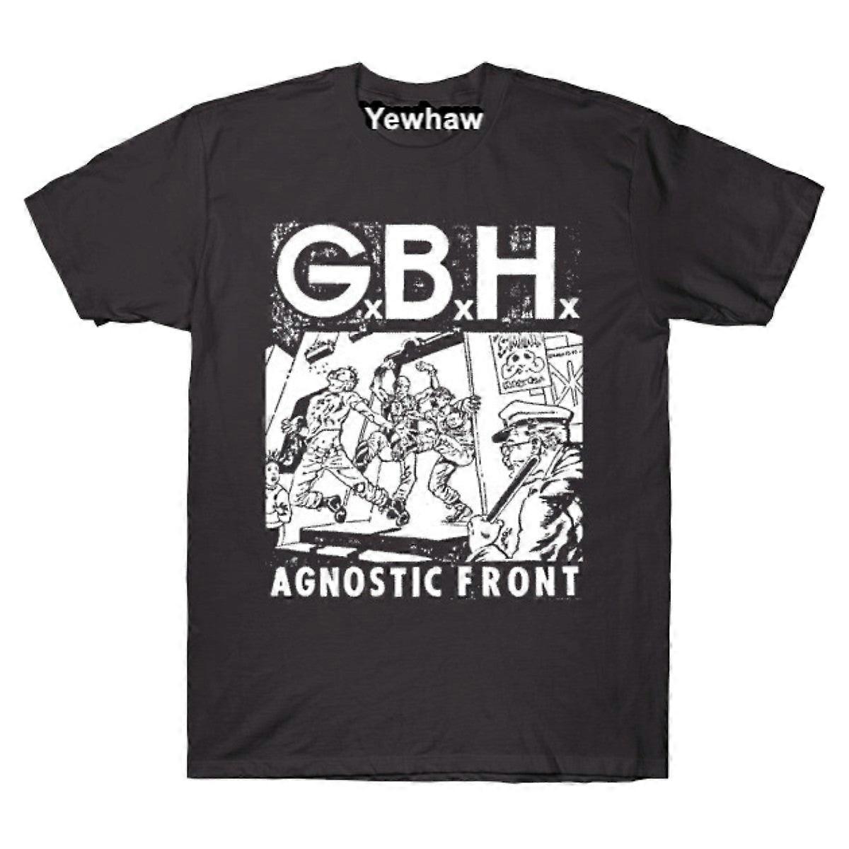 Gbh †††† Agnostic Front T-shirt Punks Not Dead Tee