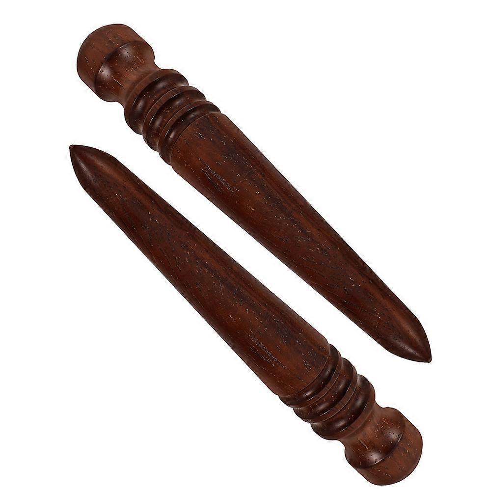 Wood Burnishing Tool for Buffing 2Pcs Edge Burnishing Craft Tool