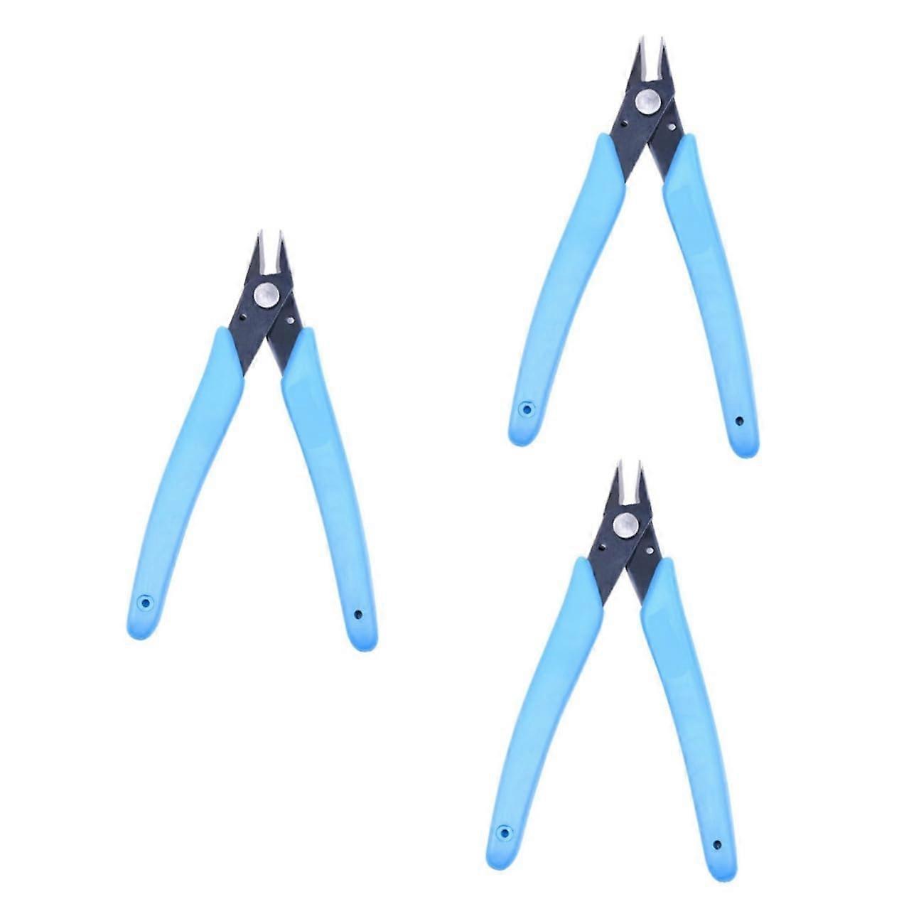 3pcs Nail Jewelry Remover Pliers Professional Nail Art Tools with Ergonomic AntiSlip Grip for False Nails