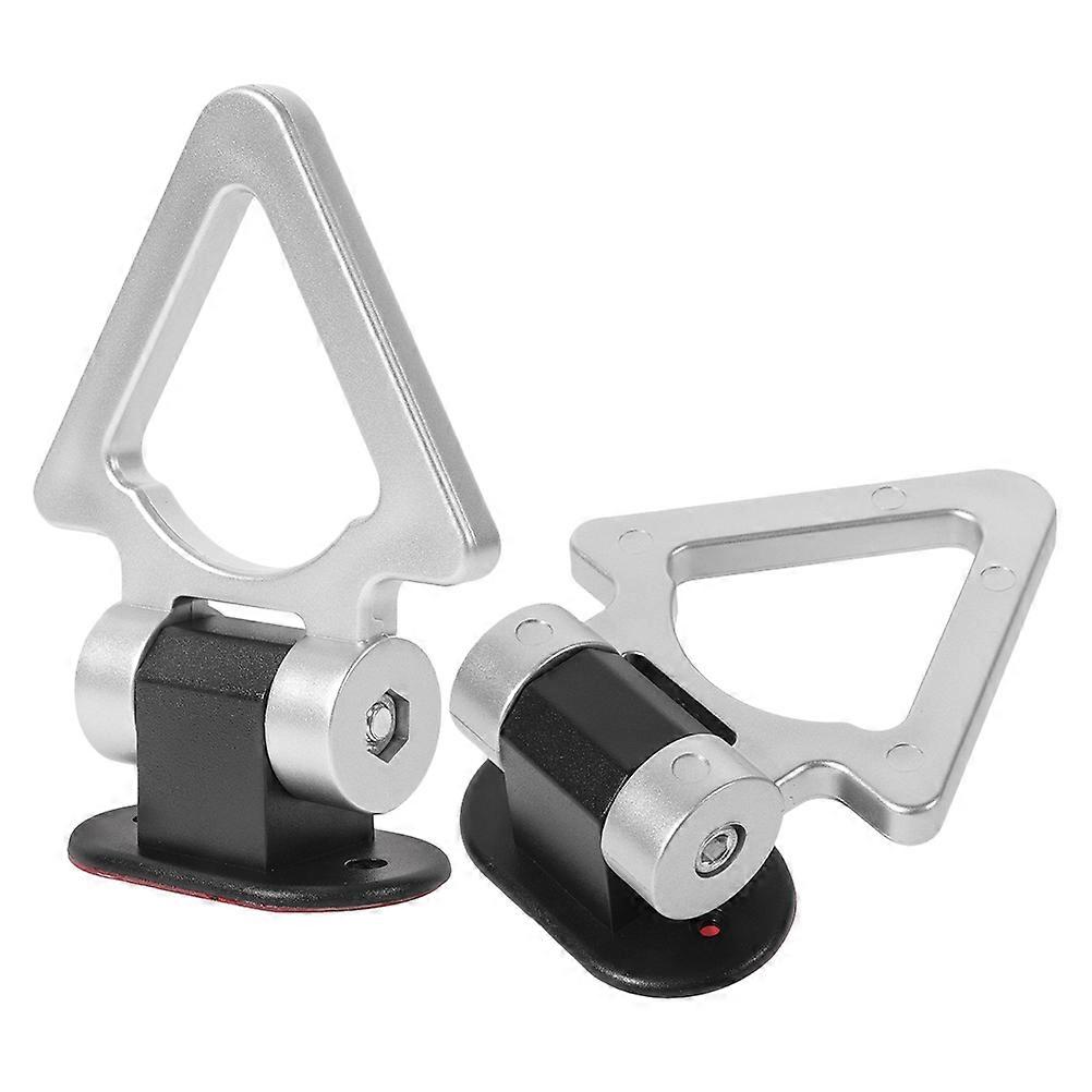 Universal Car Tow Hook Decorative Triangle Shaped Auto Hook 2Pcs Set