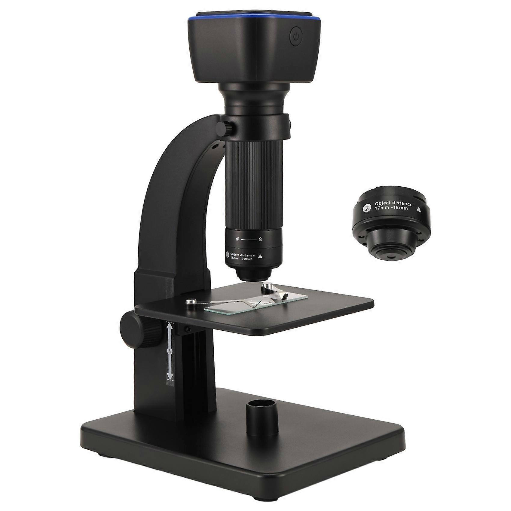 2000X Biological Digital Microscope Wifi USB Microscope with Digital & Microbial Lens with 11 Adjustable LED