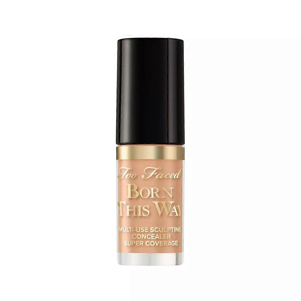 Too Faced Born This Way Super Coverage Concealer, Multi-use Hydrating Longwear, 0.06 Fl Oz - Natural Beige