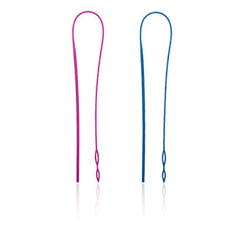 2Pcs/Lot Long Plastic Belt Threading Device, Elastic Belt Threading Device, DIY Manual Leather Belt Threading Tools