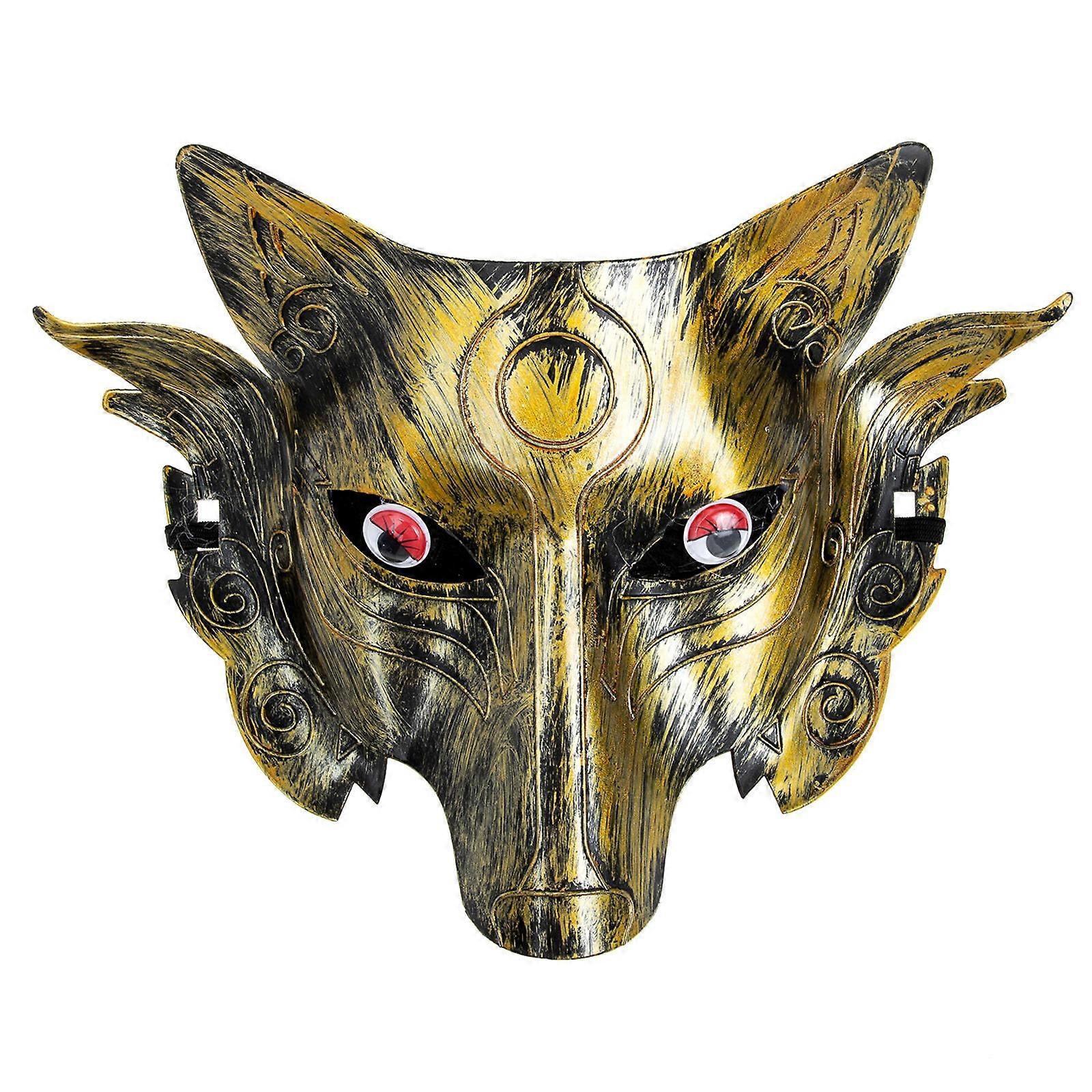Halloween Mask Wolf Design Mask for Decor 6Pcs Assorted