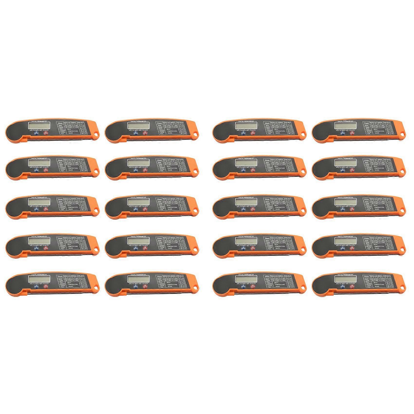 20X Digital Instant Read Meat Thermometer with Highly Accurate Temperature Probe, Electric Cooking Thermometer