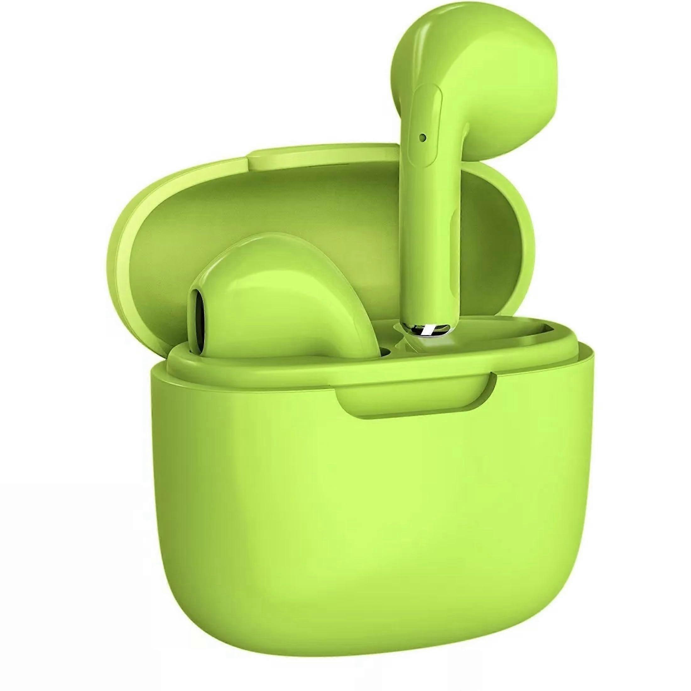 Wireless Earbuds InEar Bluetooth 5.0 TWS 48H IPX6 Sweatproof BuiltIn Mic Charging Case Green Compatible iPhone Android