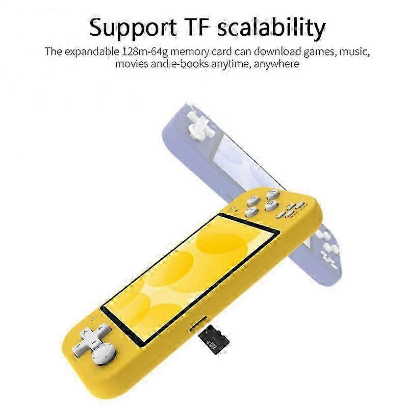X20 أحدث 4.3 بوصة المحمولة لعبة وحدة تحكم مع شاشة IPS 8GB 2500 مجانا