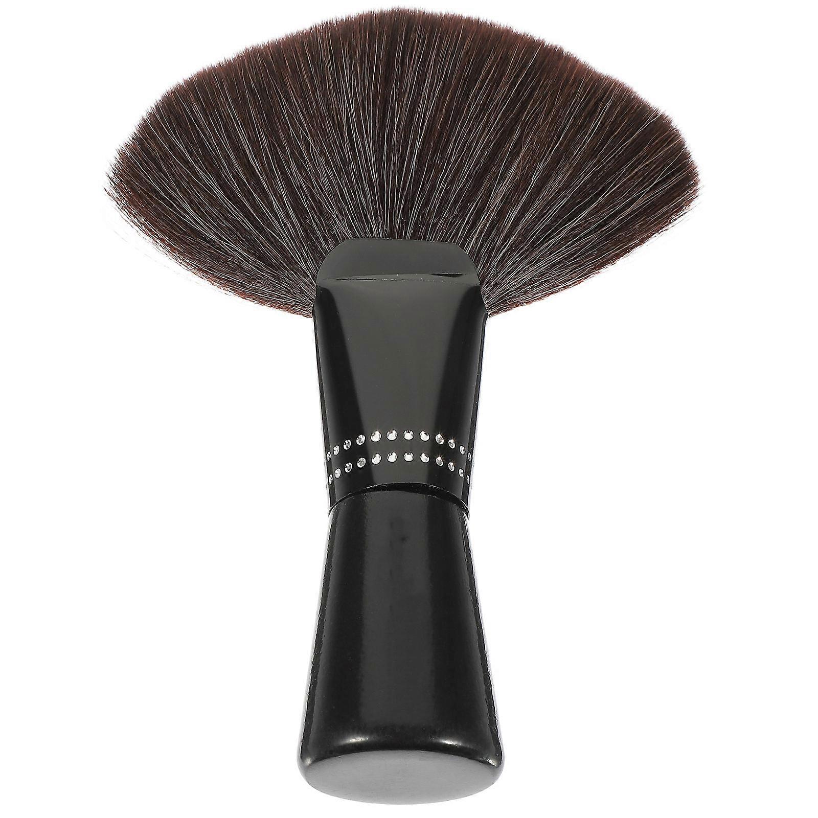 Foundation Makeup Brushes Fan Shape Coffee Applying Powder Daily Use 1Pack