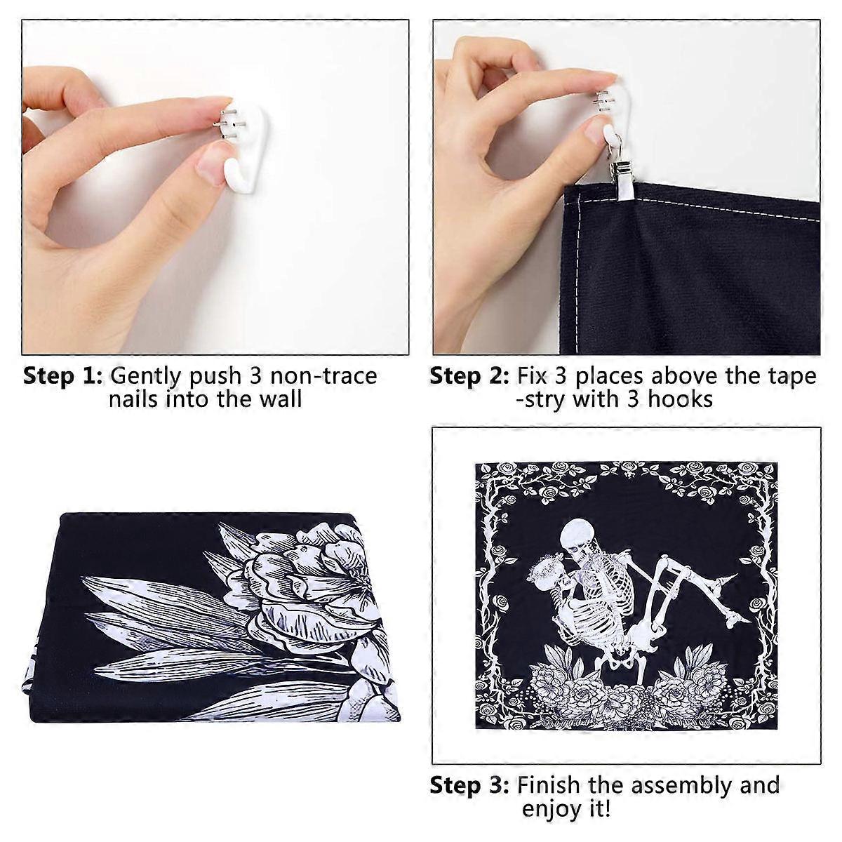 Skeleton Tapestry Multi Color Decoration Cloth for 1Pcs