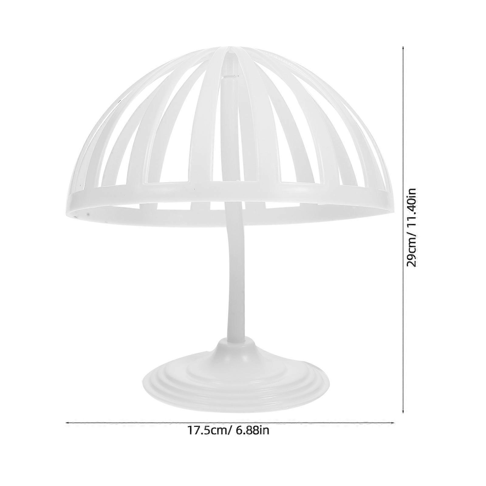 Freestanding Hat Display Stand Plastic Holder for Storage 4Pcs