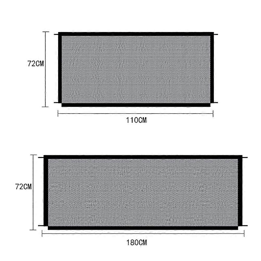 Pet Separation Mesh Indoor Use Outdoor Pet Rest Area Rectangular 180x72cm 1Pcs
