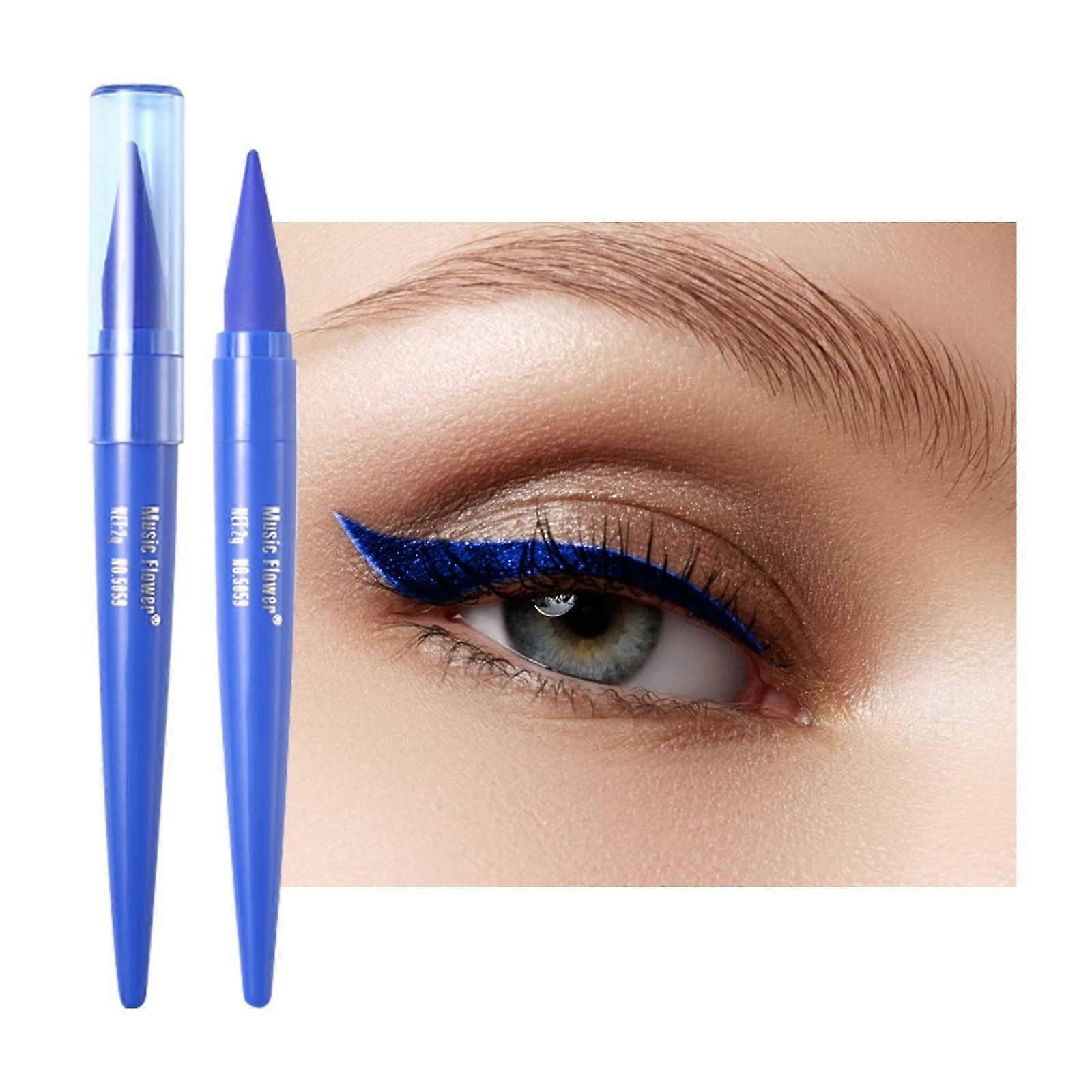 Waterproof Matte Liquid Eyeliner Pen, Long Lasting Smudgeproof Fast Drying Precision Tip, Black Blue Brown