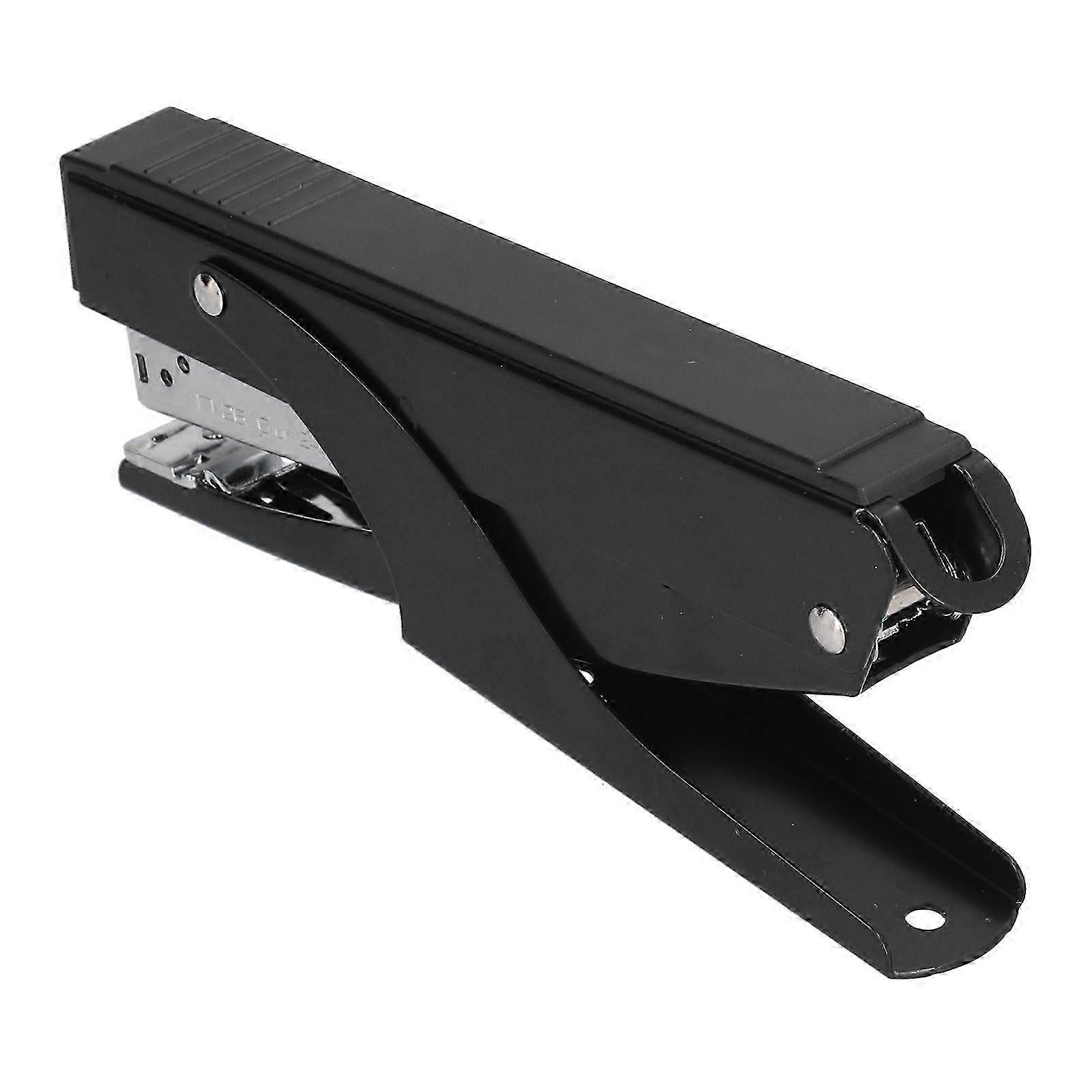 Stapler Hand Held Ergonomic 20 Sheets Safe Reliable Binding Tool for Office Home ClassroomBlack