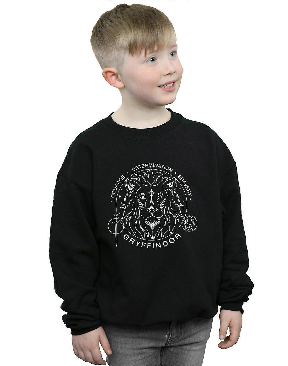 Chicos de Harry Potter Gryffindor sello sudadera
