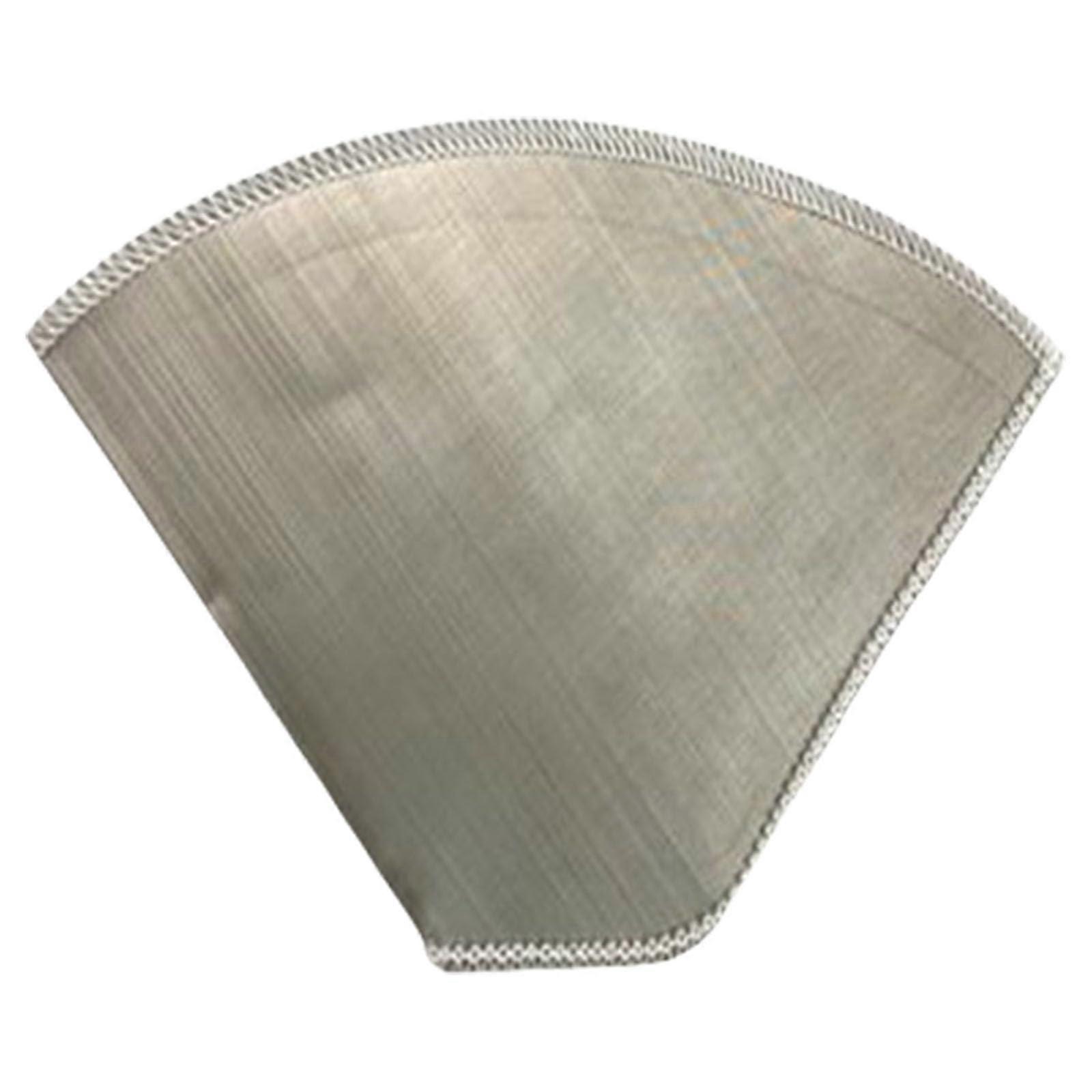 Reusable Stainless Steel Pour Over Coffee Filter Cone Dishwasher Safe Fits Multiple Coffee Makers
