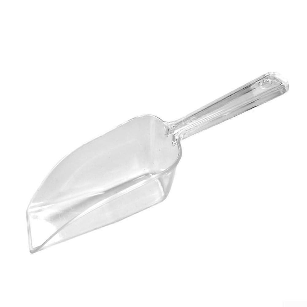 Large Clear Plastic Scoop for Ice, Grains, Sand and Tea with MultiPurpose Shoveling