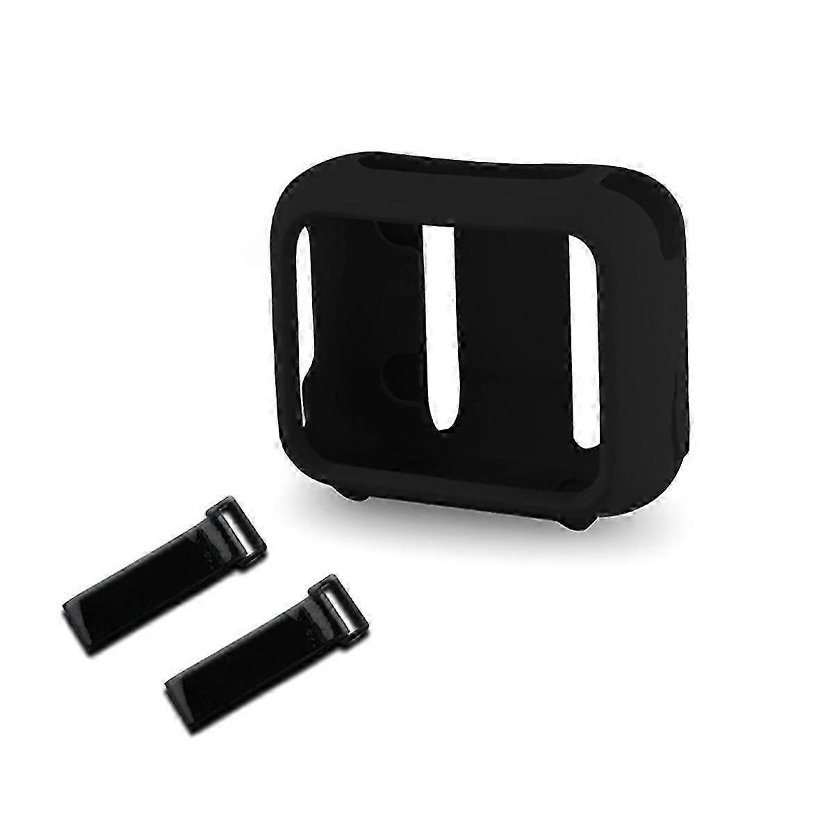 Protective Silicone Case for JBL Go 4 Speaker, Shockproof, Black