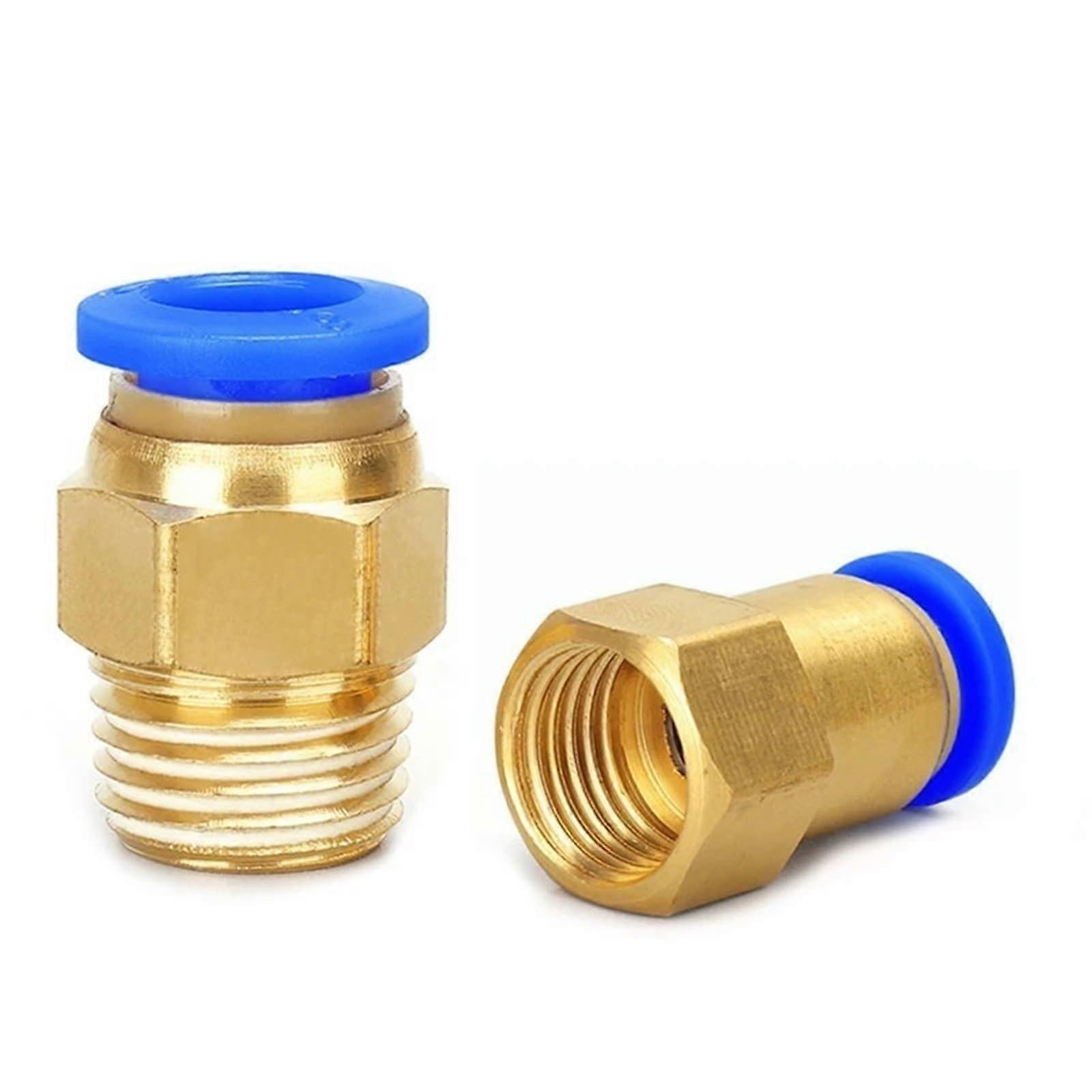 Pneumatic Quick Connector PCF 1606 Threaded Pipe Fitting 14mm 16mm BSP LeakProof Seal